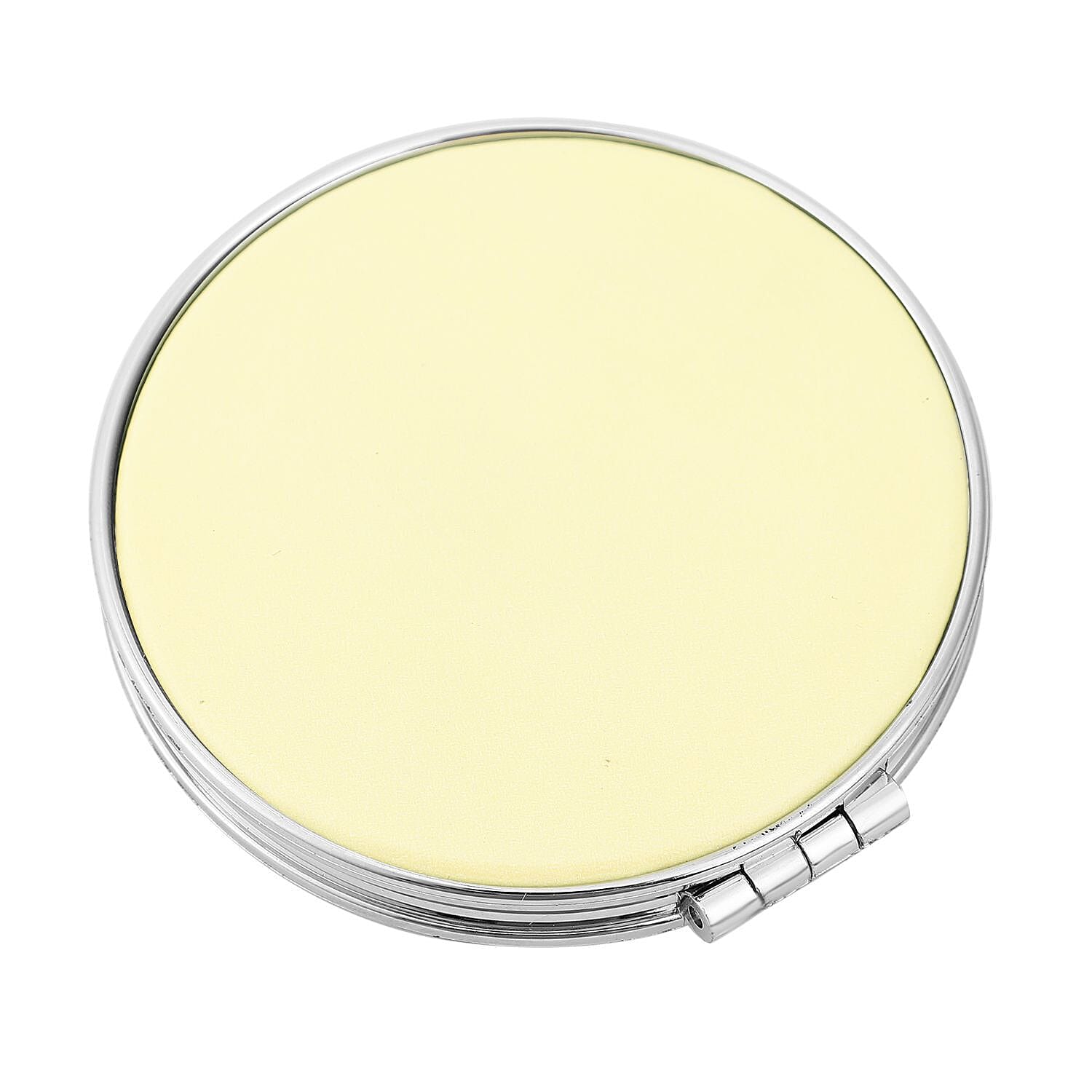 Set of 2 - Multi Colour Austrian Crystal Enamelled Owl Keychain and Mirror in Yellow Gold Tone