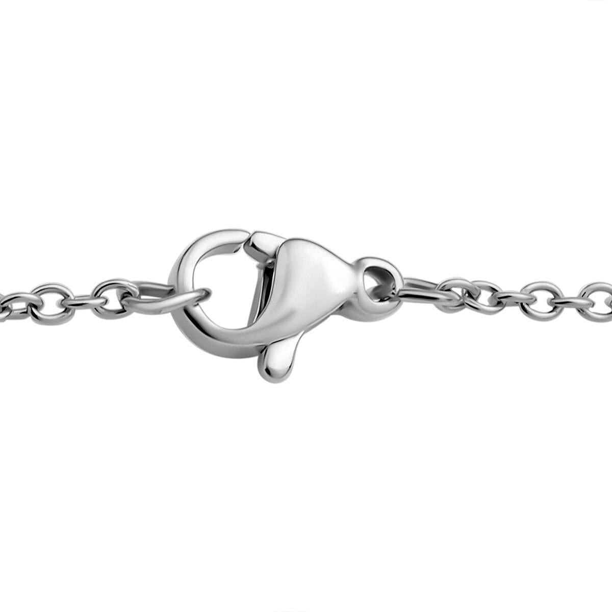 Multi Gemstone Moon Pendant with Chain (Size 20) 28.00 Ct.