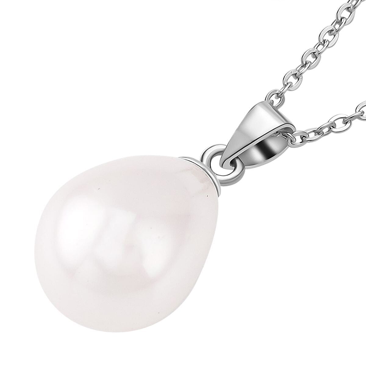 Earrings and Pendant Set in Sterling Silver with Free Chain