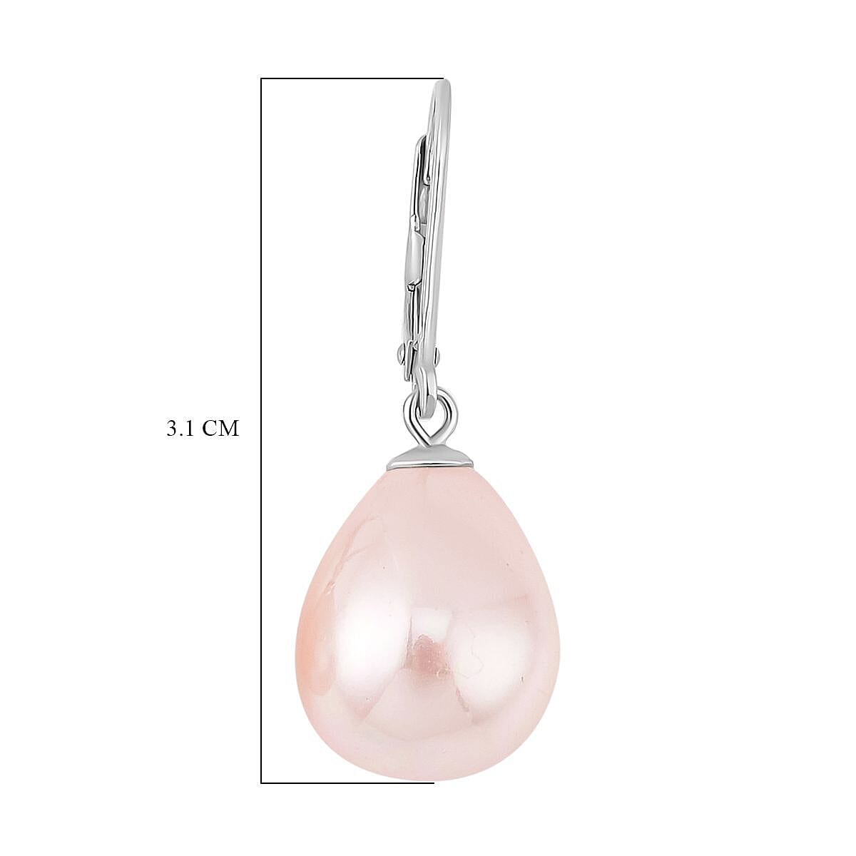 Earrings and Pendant Set in Sterling Silver with Free Chain