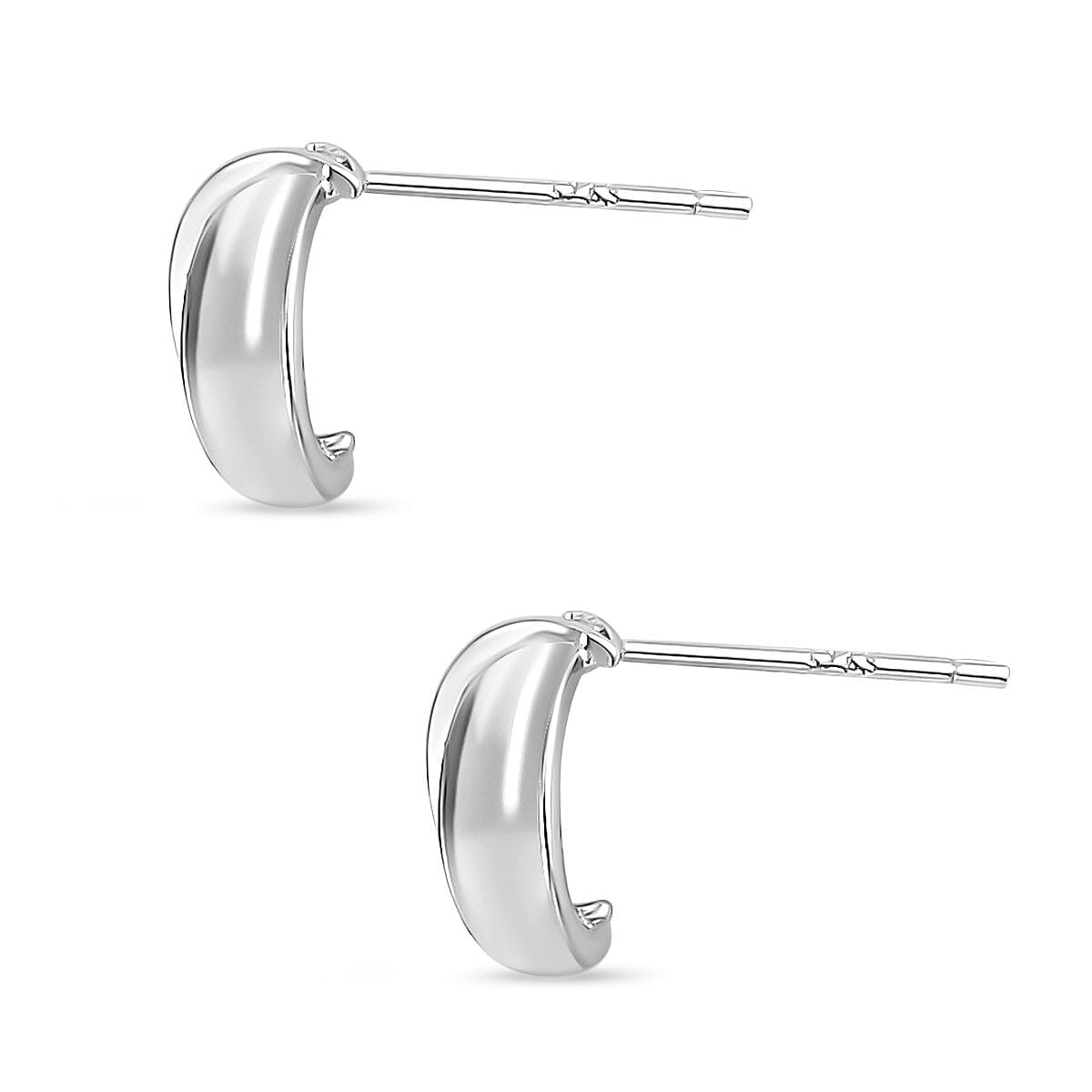 Set of 3 - Simulated Diamond Earrings in Silver Tone