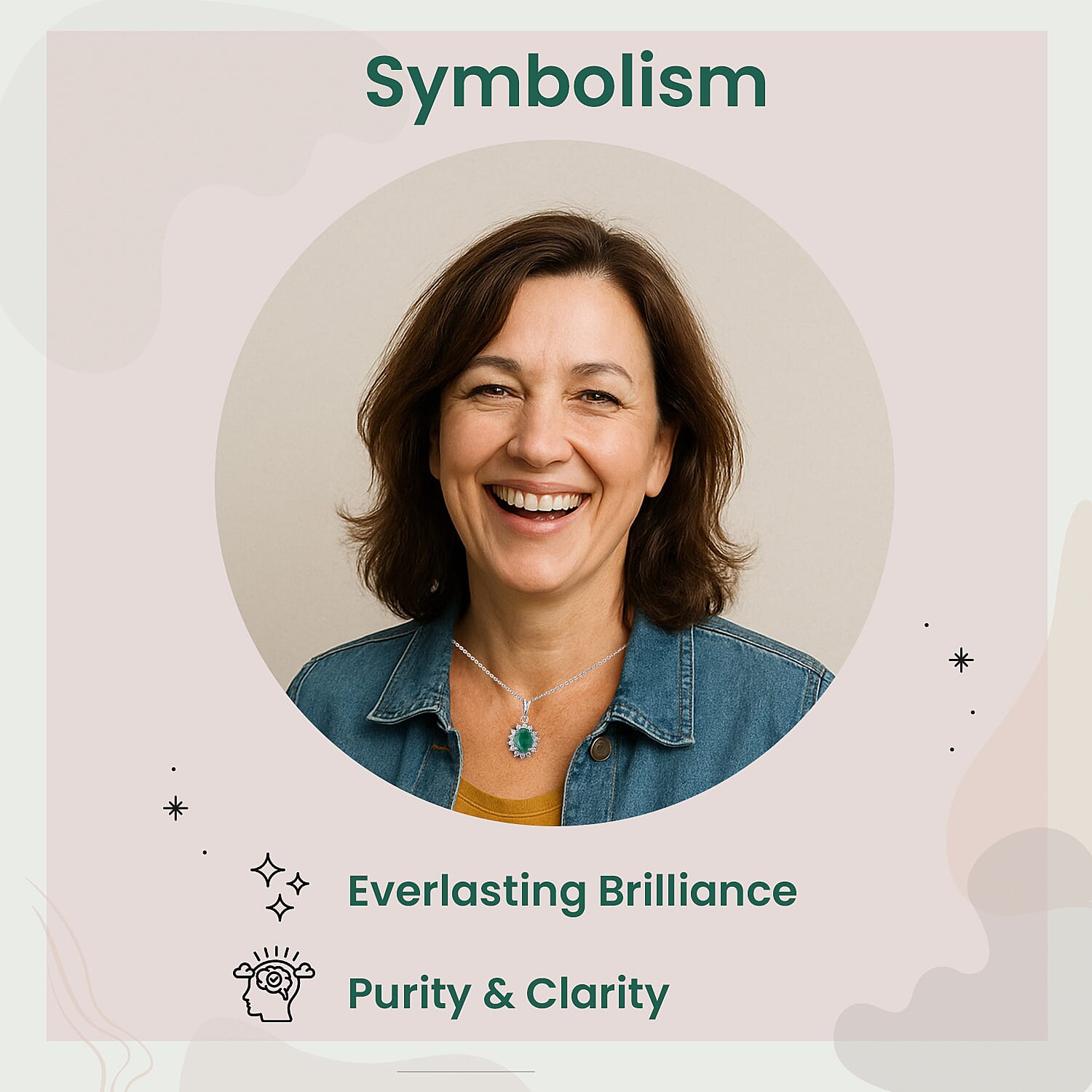 Socoto Emerald and Natural Zircon Halo Pendant with Chain (Size 20) in Platinum Overlay Sterling Silver 1.05 Ct