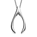 Pendant with Chain (Size 20) in Platinum Overlay Sterling Silver