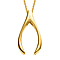Pendant with Chain (Size 20) in 18K Vermeil Yellow Gold Sterling Silver