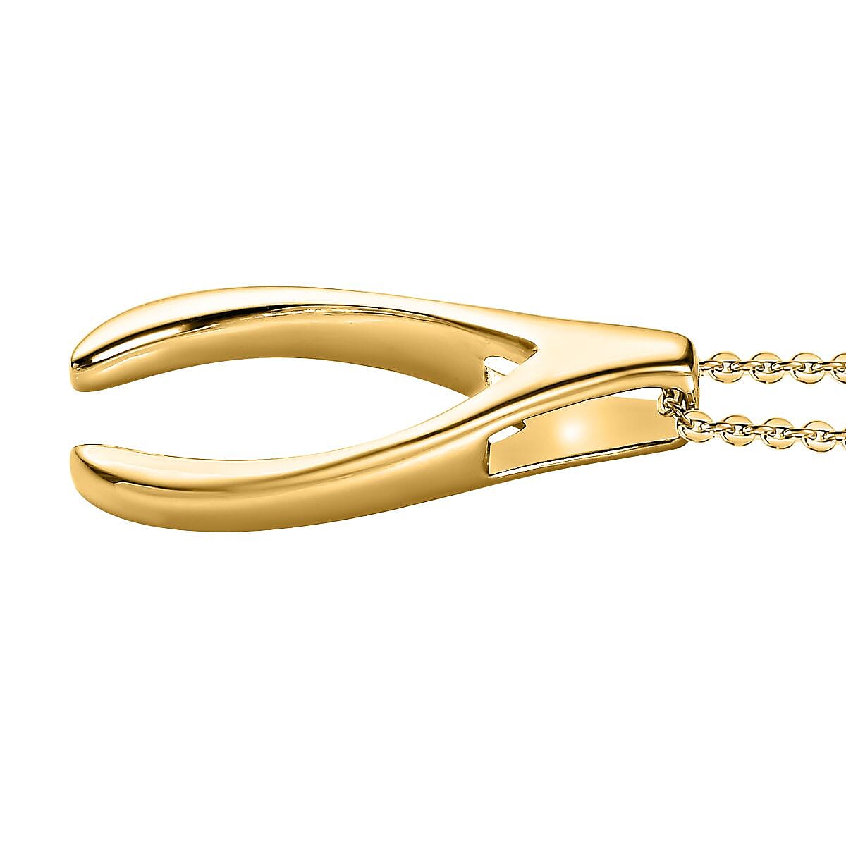 Pendant with Chain (Size 20) in 18K Vermeil Yellow Gold Plated Sterling Silver