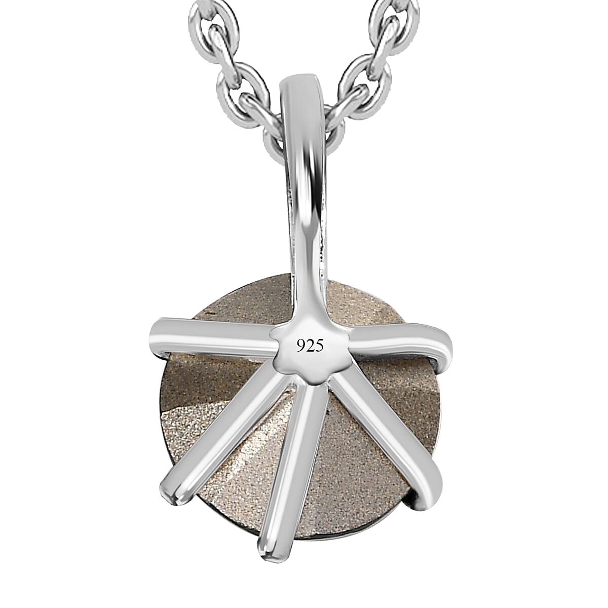 2 Piece Set - Emerald Austrian Crystal Sterling Silver Ring and Pendant with Stainless Steel Chain (Size 20) 4.98 Ct.