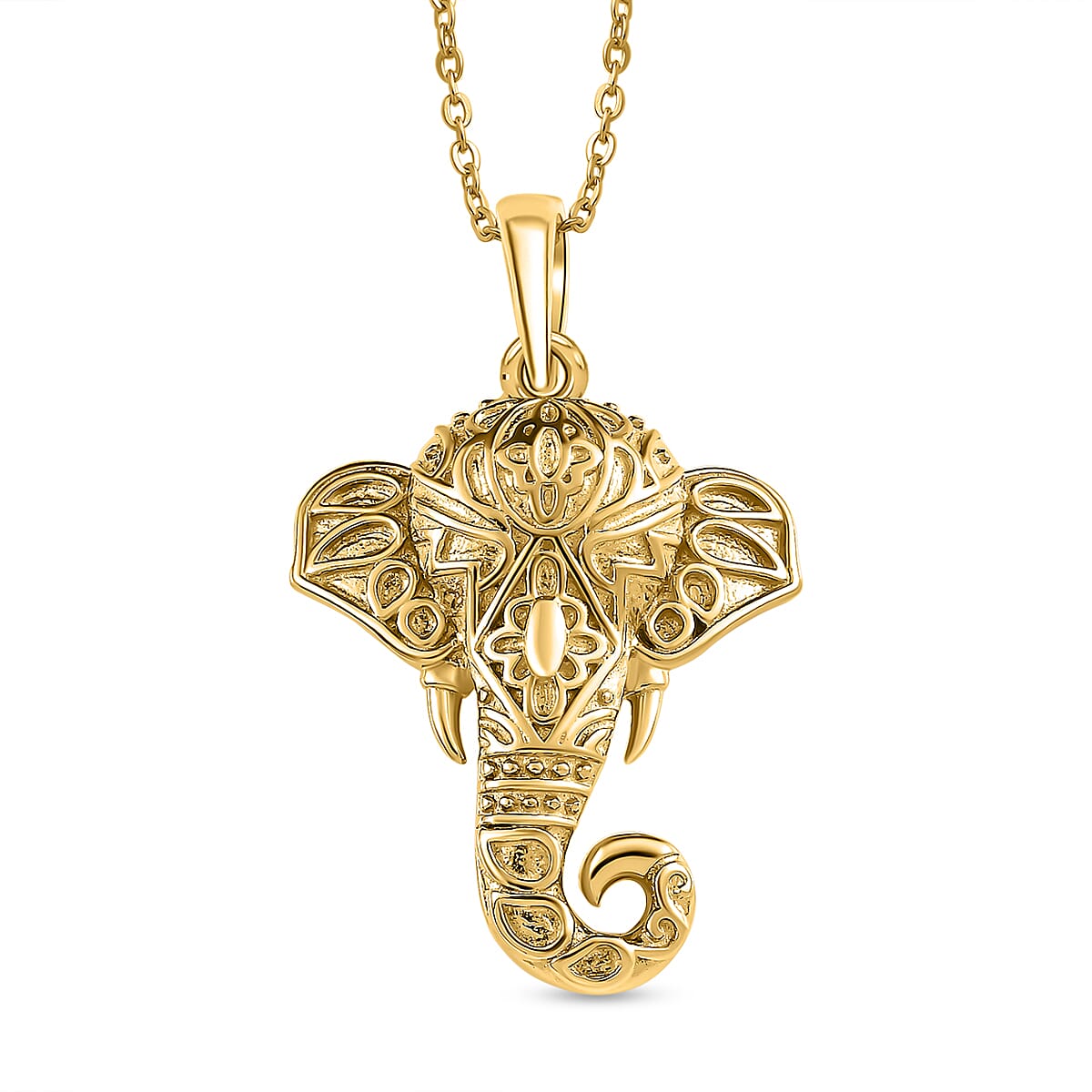 Gold sale elephant locket