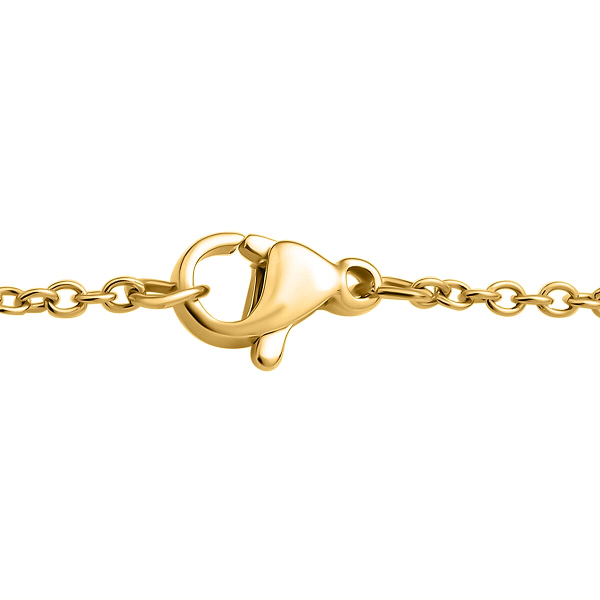 Elephant Pendant with Chain (Size 20) in 18K Gold Vermeil Plated Sterling Silver, Silver Wt. 6.22 Gms