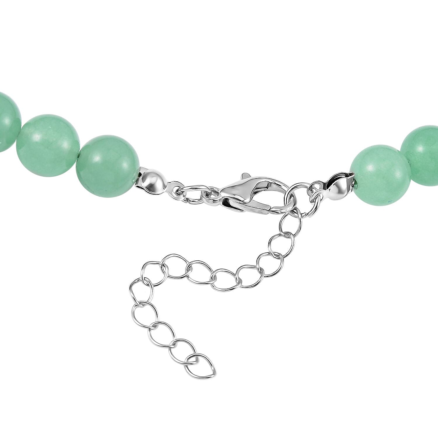 Set of 2 - Multi Gemstones 7 Chakras Lotus Motif Necklace (Size - 18-2 Ext) & Stretchable Bracelet (Size - 7.5) in Silver Tone 297.50 Ct.