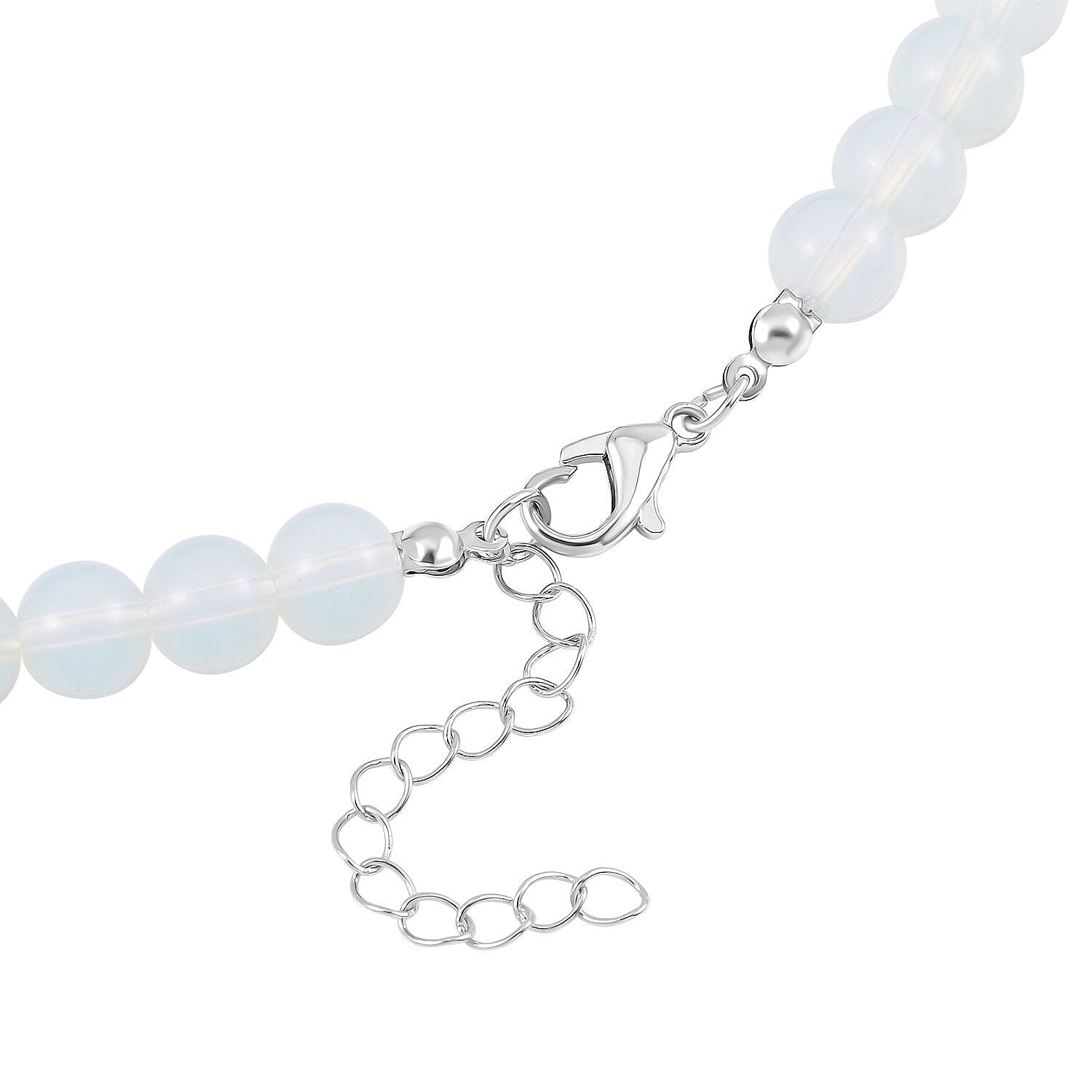 Set of 2 - Multi Gemstones 7 Chakras Flower Charm Necklace (Size - 18-2 Ext) & Stretchable Bracelet (Size - 7.5) in Silver Tone 297.50 Ct.