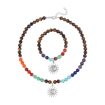 https://tjcuk.sirv.com/Products/41/6/4166531/Set-of-2-Multi-Gemstones-7-Chakras-Sun-Charm-Necklace-Size-18-2-Ext-St_4166531.jpg?w=342&h=342