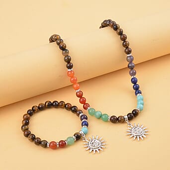 https://tjcuk.sirv.com/Products/41/6/4166531/Set-of-2-Multi-Gemstones-7-Chakras-Sun-Charm-Necklace-Size-18-2-Ext-St_4166531_1.jpg?w=342&h=342