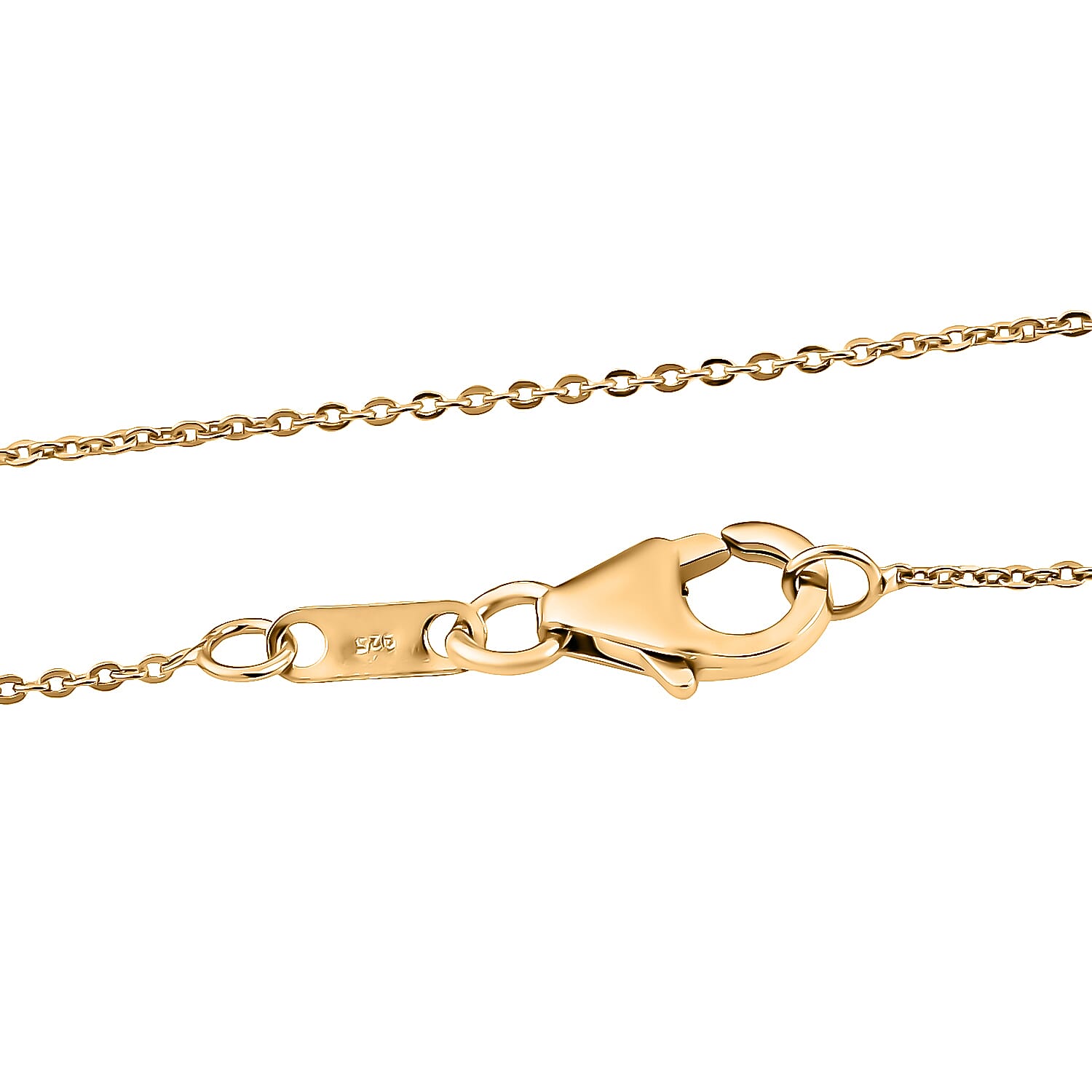 GP Italian Garden Collection - Natural Chrome Diopside & Multi Gemstone Pendant with Chain (Size 20) in 18K Yellow Gold Vermeil Plated Sterling Silver 3.96 Ct