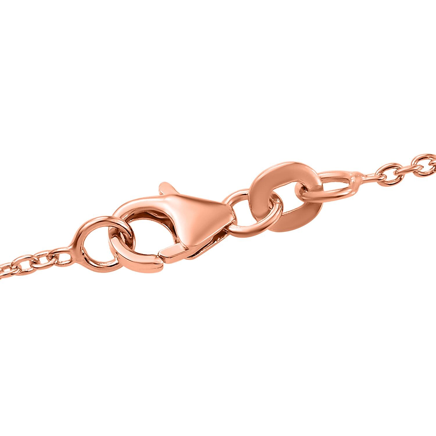 Zimbaprase, Natural White Zircon and Brown Zircon Pendant with Chain (Size 20) in 18K Rose Gold Vermeil Plated Sterling Silver 5.55 Ct