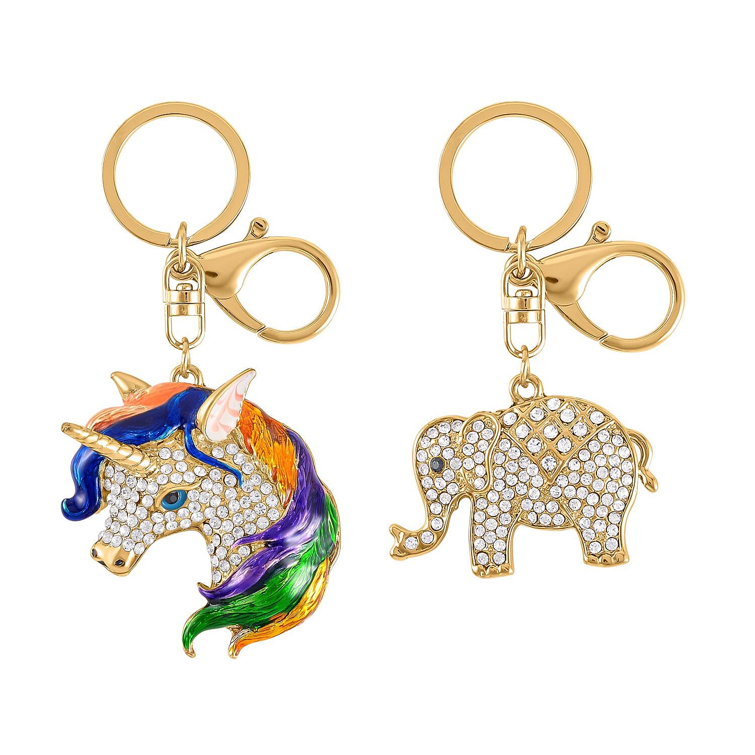 Outlet 2 Unicorn Keychains