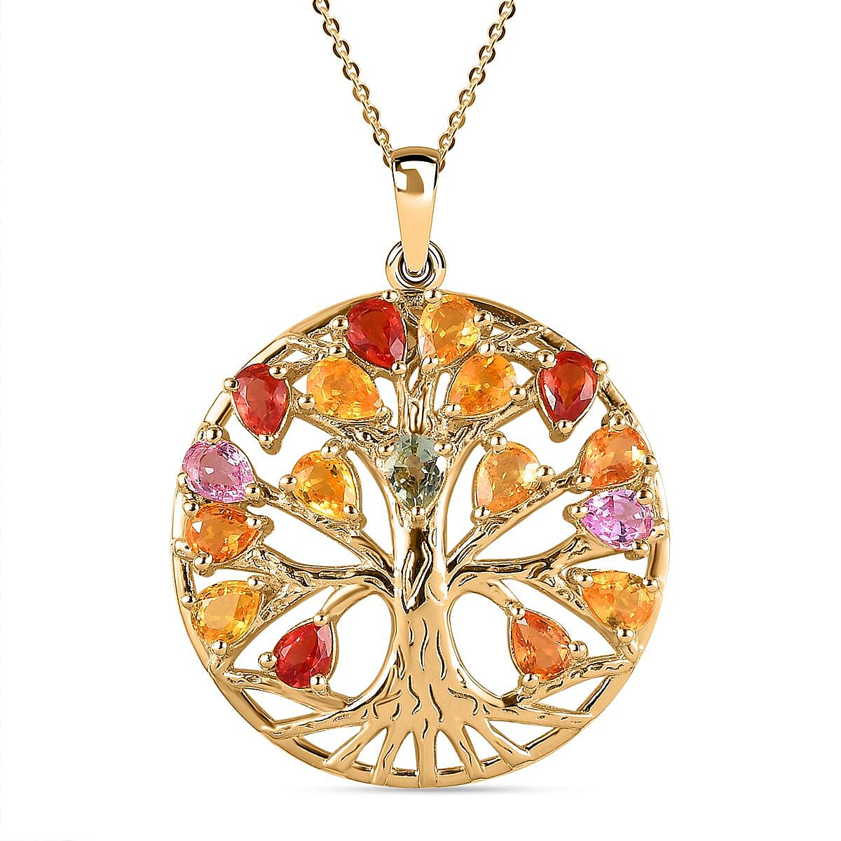 Sapphire tree of life on sale necklace