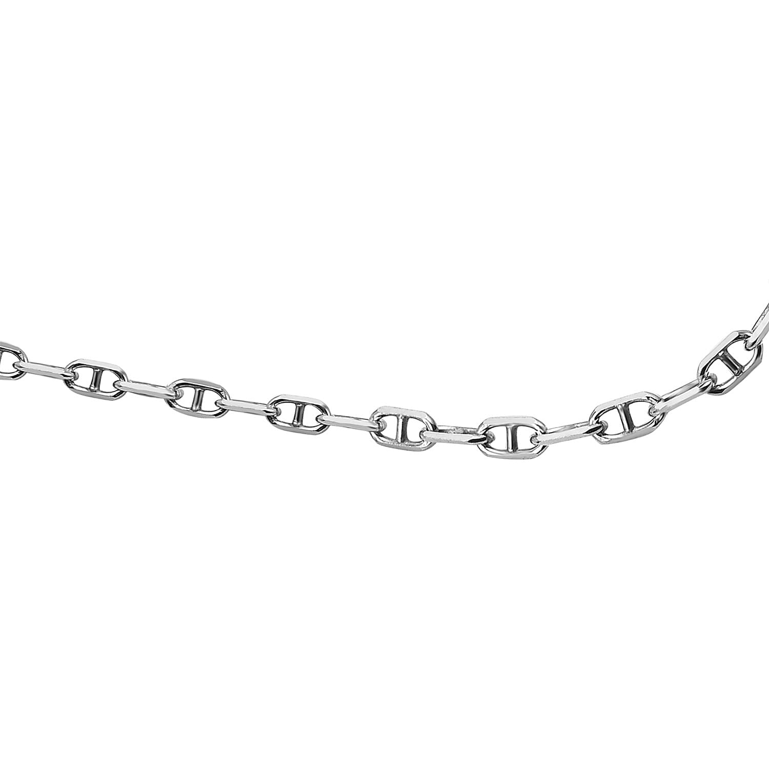 Set of 2 Sterling Silver Chains Rolo and Anchor (Size 18)