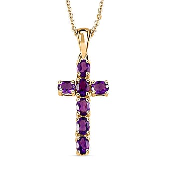 https://tjcuk.sirv.com/Products/42/0/4202880/African-Amethyst-Cross-Pendant-with-Chain-(Size-20-Inch)-in-Vermeil-YG_4202880.jpg?w=342&h=342