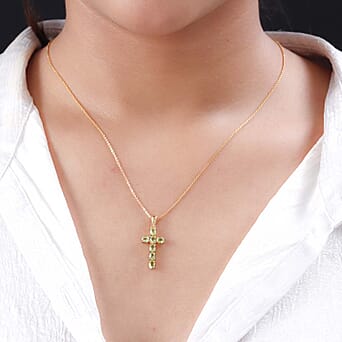 https://tjcuk.sirv.com/Products/42/0/4202886/Peridot-Pendant-with-Chain-(Size--20-in-18K-Vermeil-Yellow-Gold-Plated_4202886_1.jpg?w=342&h=342