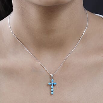 https://tjcuk.sirv.com/Products/42/0/4203289/Sleeping-Beauty-Turquoise-Cross-Pendant-with-Chain-(Size-20-Inch)-in-P_4203289_1.jpg?w=342&h=342