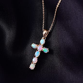 https://tjcuk.sirv.com/Products/42/0/4203290/Ethiopian-Opal-Cross-Pendant-with-Chain-(Size-20-Inch)-in-18K-Vermeil-_4203290_3.jpg?w=342&h=342