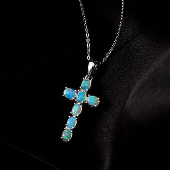 https://tjcuk.sirv.com/Products/42/0/4203291/Ethiopian-Opal-Cross-Pendant-with-Chain-(Size-20-Inch)-in-Platinum-Ove_4203291_3.jpg?w=342&h=342