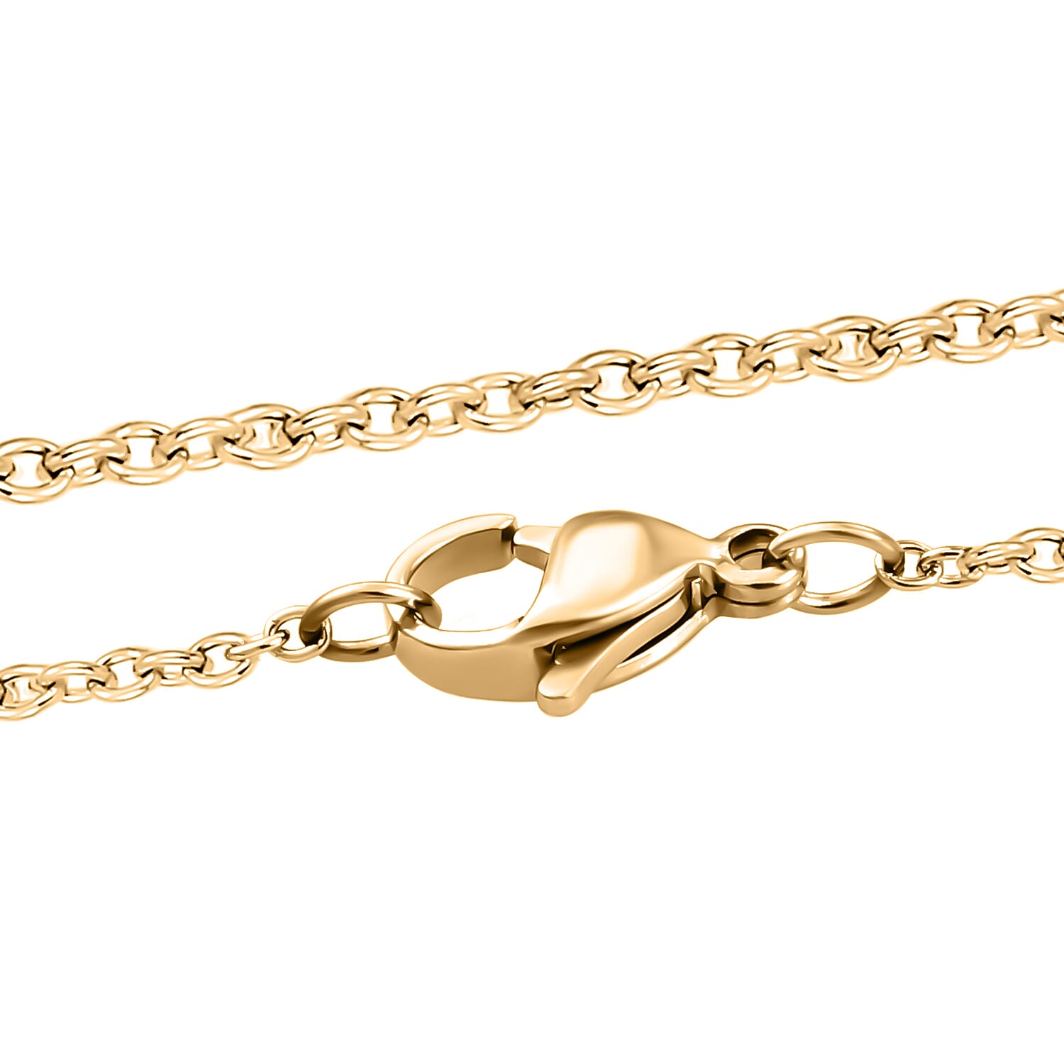 NY Closeout- Cubic Zirconia Pendant with Chain (Size 20) in 14K Gold Overlay Sterling Silver 1.35 Ct.