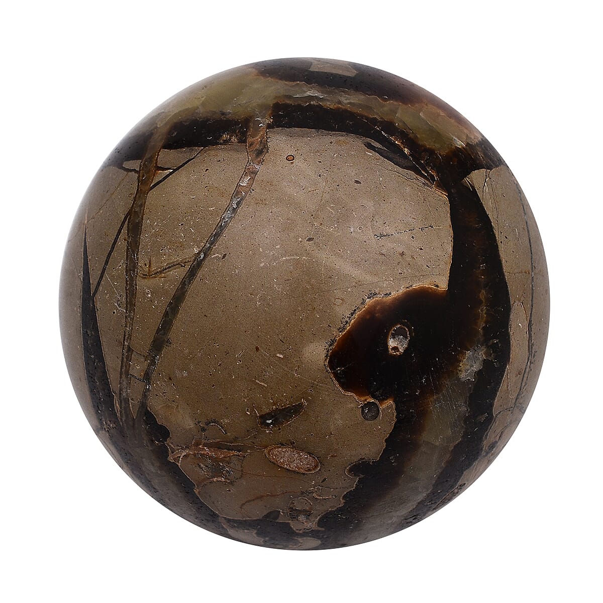 Tucson Rare Finds - Natural Dragon Skin Septarian Sphere - 2000 Ct.