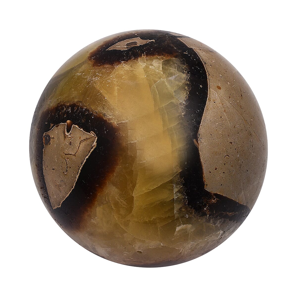 Tucson Rare Finds - Natural Dragon Skin Septarian Sphere - 2000 Ct.