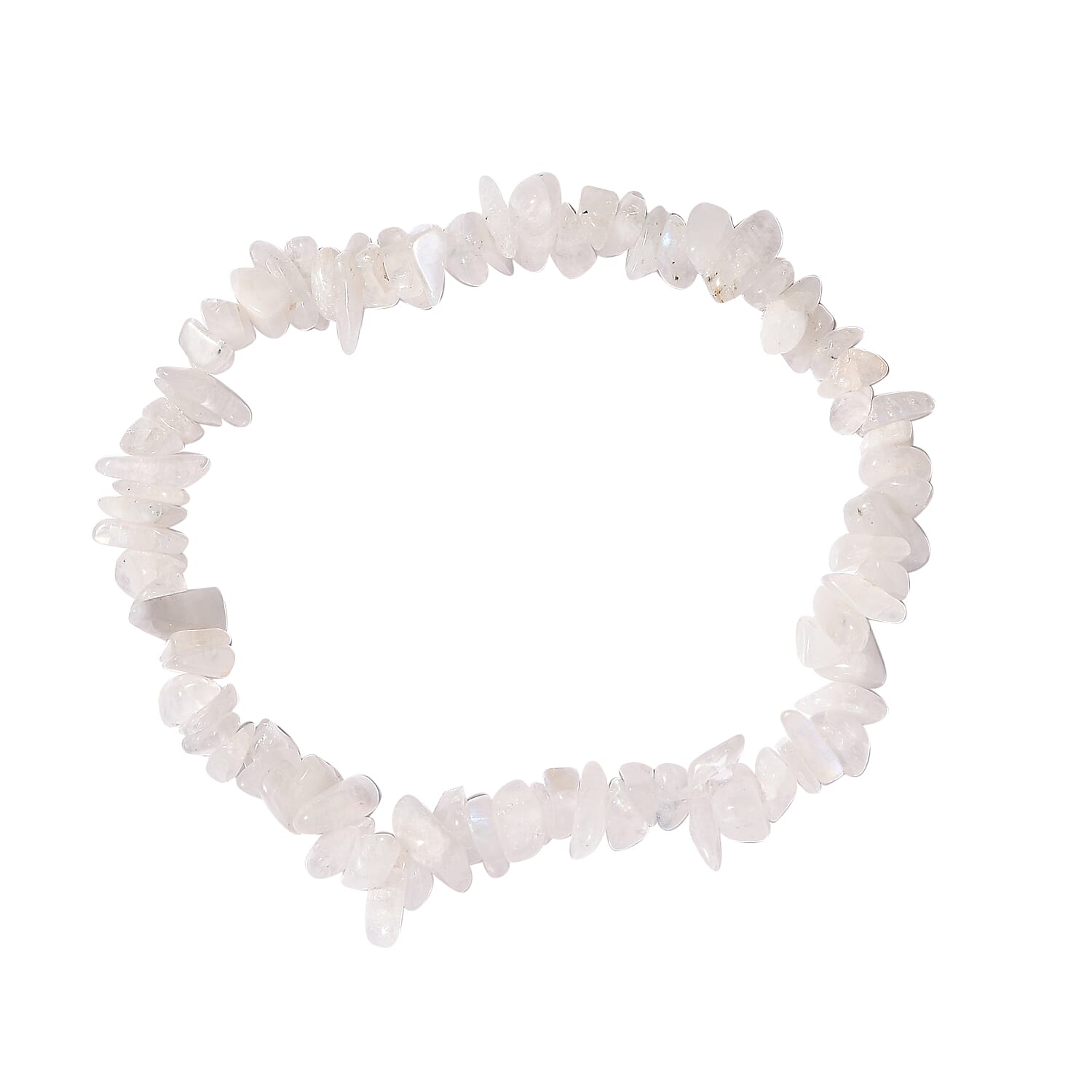 Set of 8 -  Pink Opal, Paraiba Apatite, Amethyst, Hebei Peridot, Turquoise, Black Tourmaline, Rainbow Moonstone, Rhodolite Garnet Stone Bracelet 396.90 Ct.