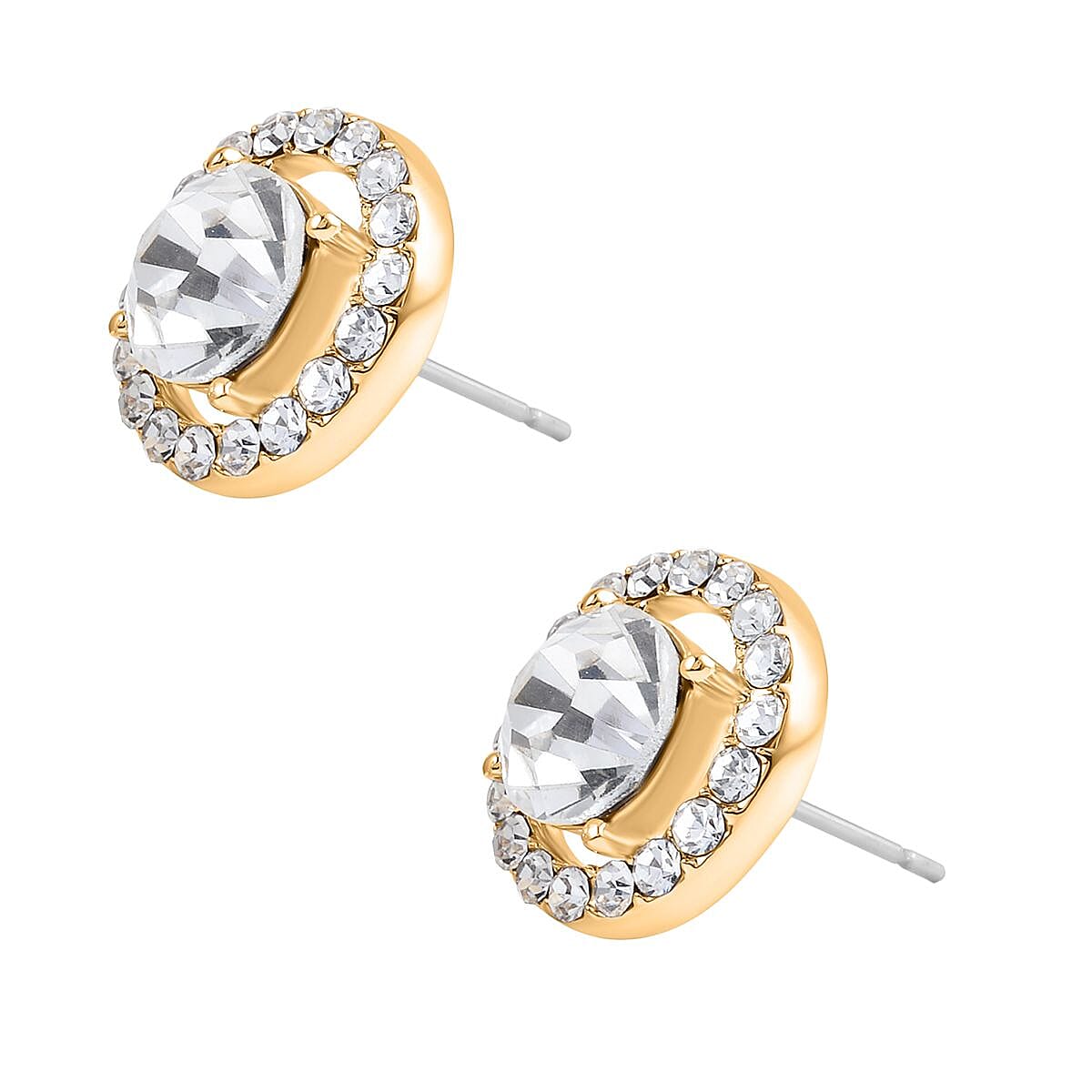 Christmas Gift -3 Piece Set - White Crystal Necklace, Bracelet and Earrings with Jewellery Box