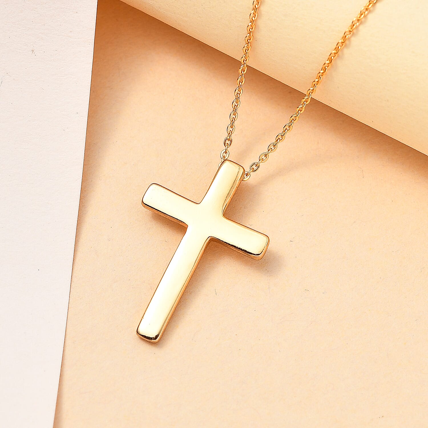 Pendant with Chain (Size 20) in Vermeil YG Sterling Silver