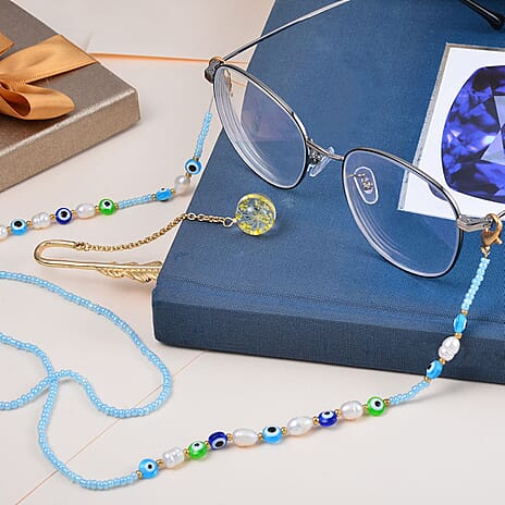 Close Out Deal- Set of 2 - Fresh Water Pearl and Murano Glass Necklace and Bookmark
