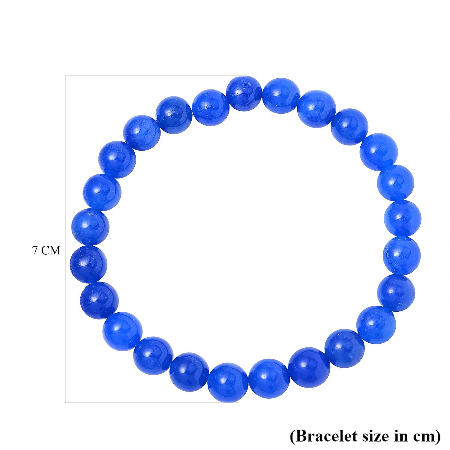 One Time Deal- AAA Blue Jade Beads Bracelet and Hoop Earrings in Rhodium Overlay Sterling Silver 123.60 Ct