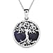 Abalone Shell Pendant with Chain 2.00ct 2.000 Ct.