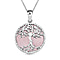 Blue Howlite Tree of Life Pendant with Chain (Size 20)