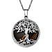 Abalone Shell Pendant with Chain 2.00ct 2.000 Ct.