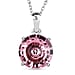 Light Colorado Topaz Finest Austrian Crystal Platinum Overlay Sterling Silver Pendant with Stainless Steel Chain (Size 20)