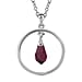 Golden Shadow Finest Crystal Pendant with Chain (Size 20) in Platinum Overlay Sterling Silver  2.050  Ct.