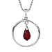 Golden Shadow Finest Crystal Pendant with Chain (Size 20) in Platinum Overlay Sterling Silver  2.050  Ct.