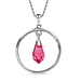 Golden Shadow Finest Crystal Pendant with Chain (Size 20) in Platinum Overlay Sterling Silver  2.050  Ct.