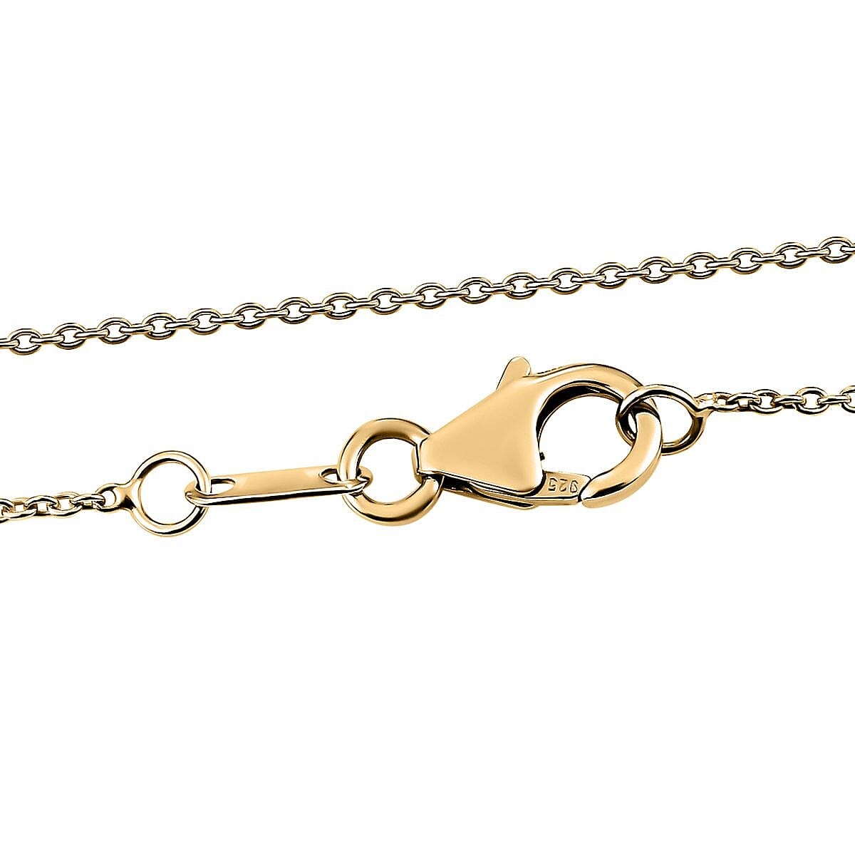 GP Italian Garden Collection - Prasiolite & Multi Gemstone Pendant with Chain (Size 20) in 18K Vermeil Yellow Gold Plated Sterling Silver 7.34 Ct, Silver Wt. 7.90 Gms