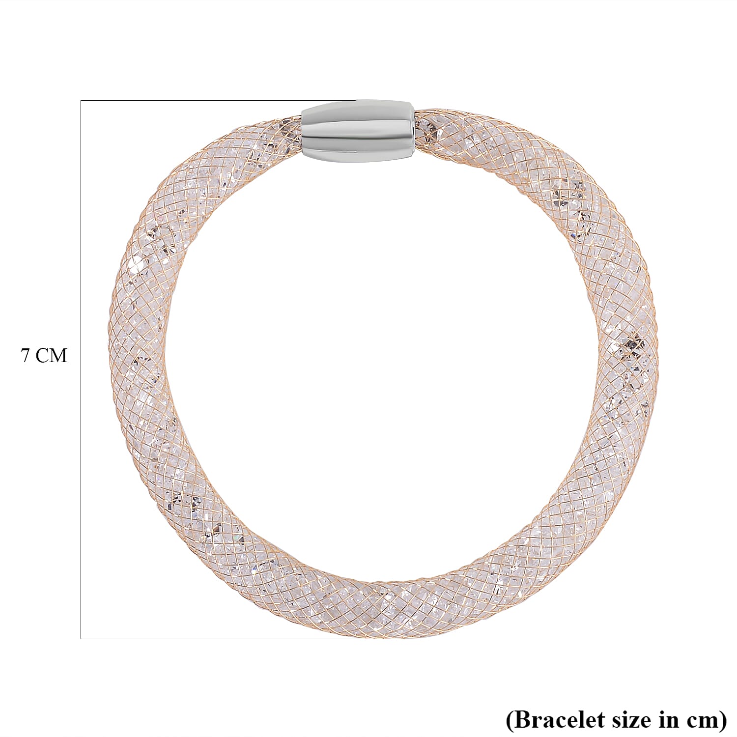 Designer Closeout- Star Light Collection White Austrian Crystal Necklace (Size 20) and Bracelet (Size 8)
