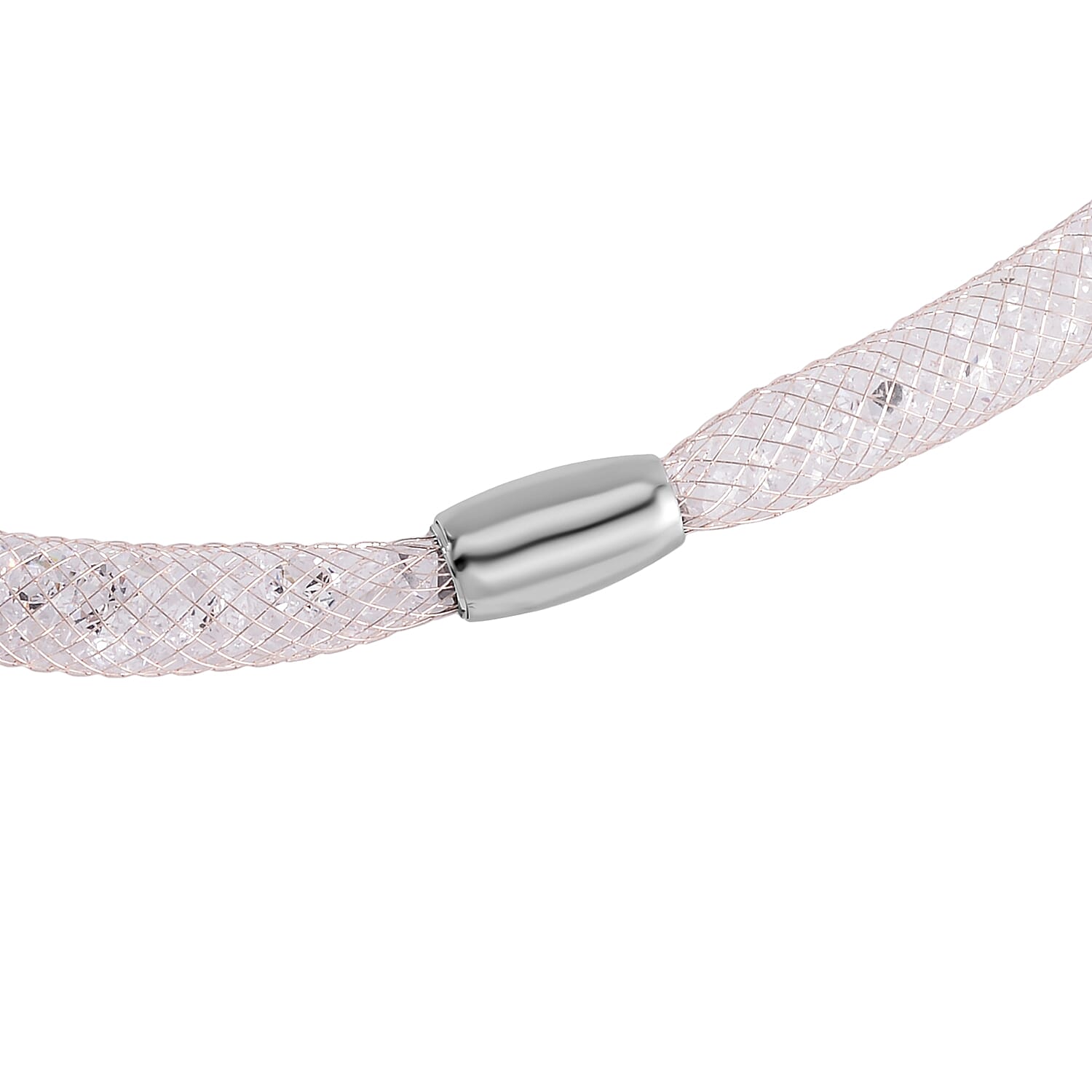 Designer Closeout- Star Light Collection White Austrian Crystal Necklace (Size 20) and Bracelet (Size 8)