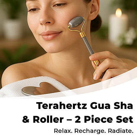 Premium Terahertz Gua Sha - Roller Set 412.25 Ct.