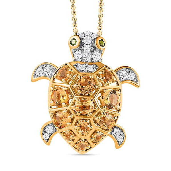 GP Italian Garden Collection - Citrine, Natural Zircon & Natural Chrome ...