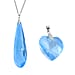 Set of 2 - Magic Austrian Crystal Pendant with Chain (Size 23-2 Inch Ext.)