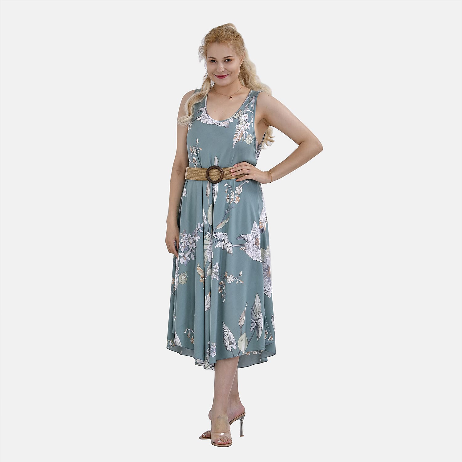 Tamsy Umbrella Dress with elastic belt