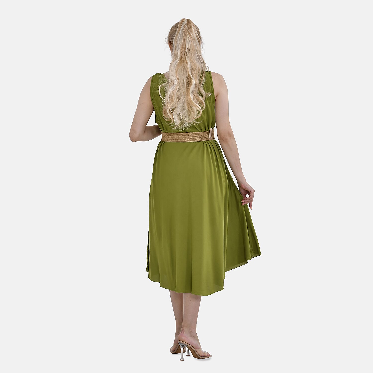 Tamsy Umbrella Dress with elastic belt