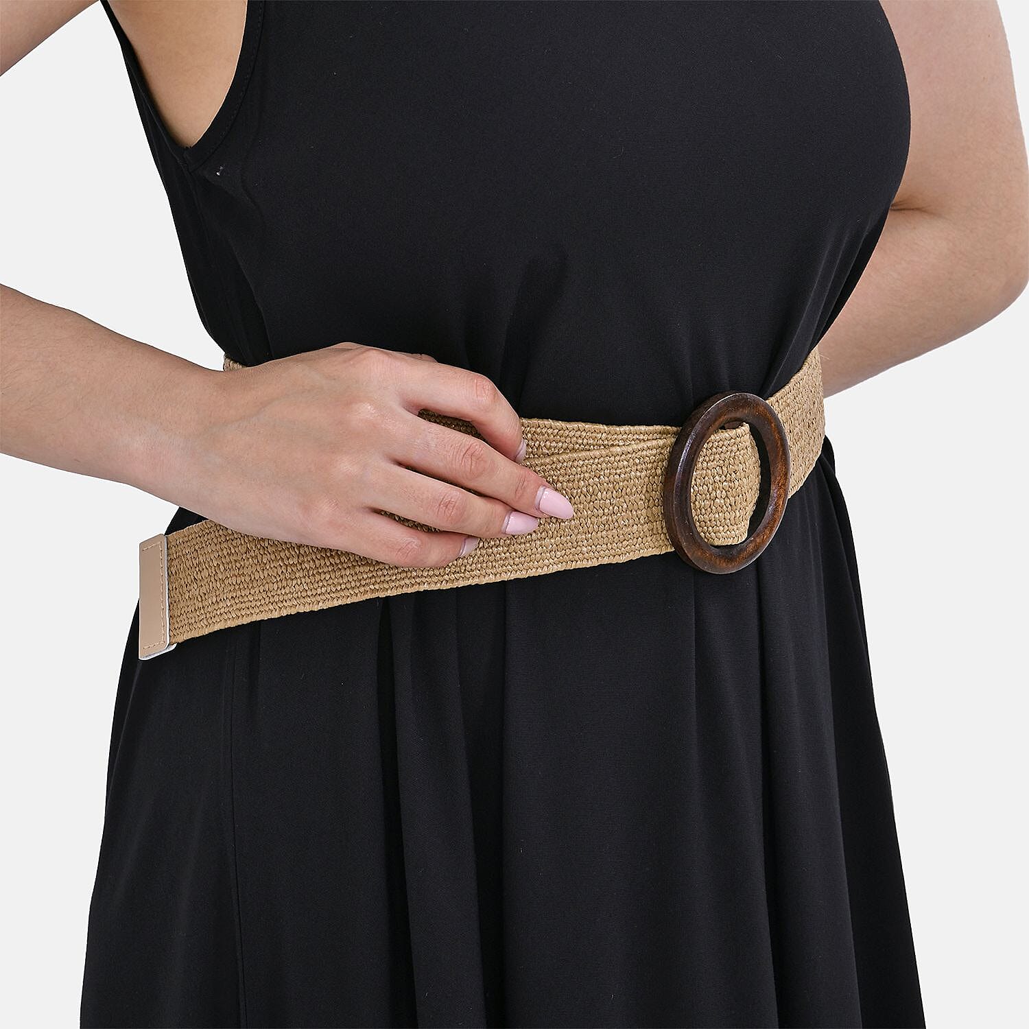 Tamsy Set of 2 Umbrella Dress with Elastic Belt